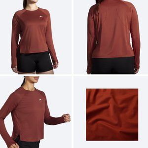 Brooks Women's Sprint Free Long Sleeve M Copper